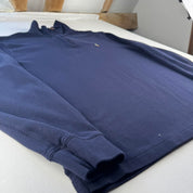 Polo Ralph Lauren Estate Rib Navy Quarter Zip Jumper XL