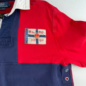 Polo Ralph Lauren Embroidered Vintage Rugby Polo Shirt L