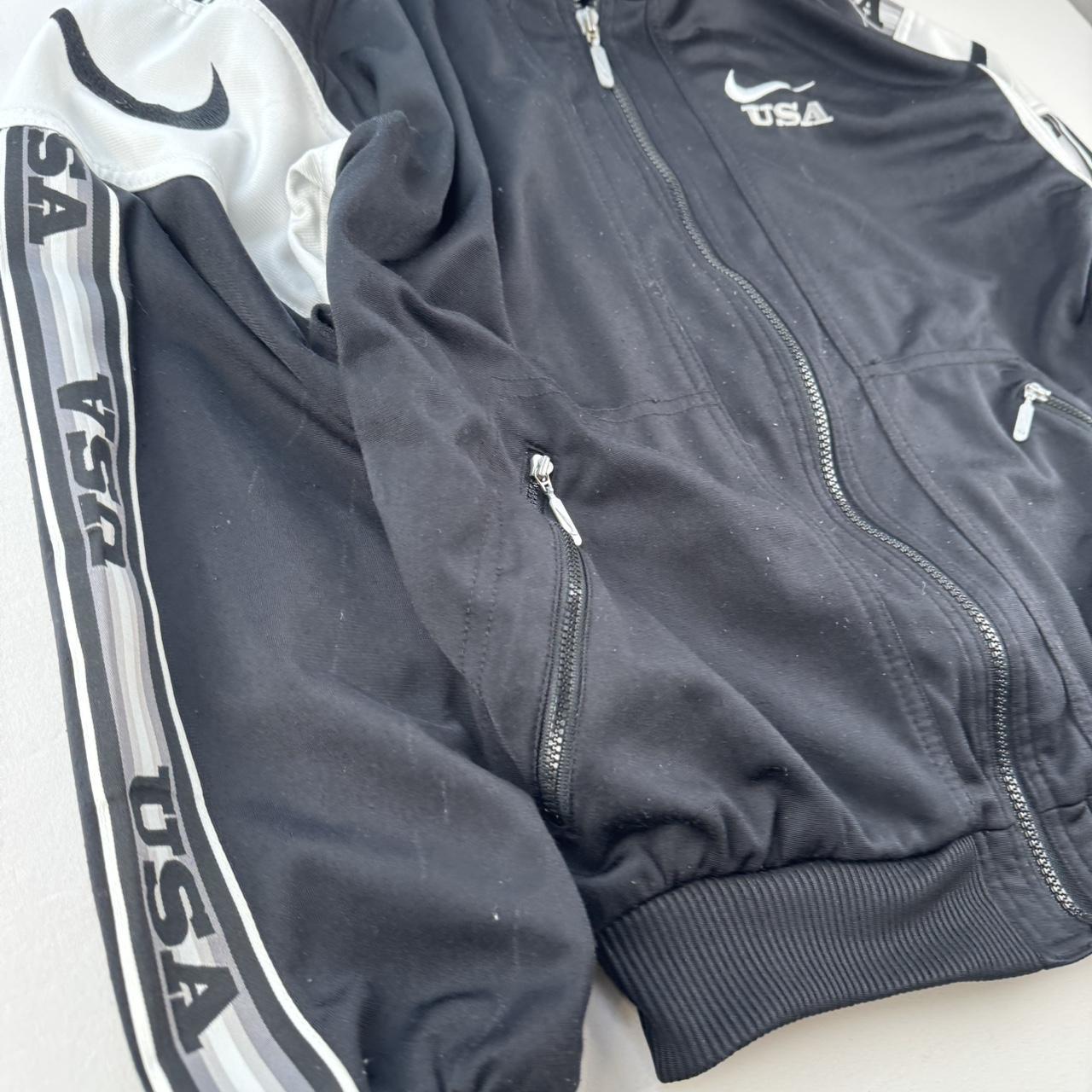 1990s Nike USA Womens Track Jacket L