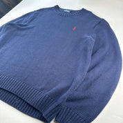 Polo Ralph Lauren Embroidered Logo Knitted Crewneck Jumper XXL