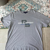 Polo Ralph Lauren pocket t-shirt in navy blue with embroidered Polo Sport logo.