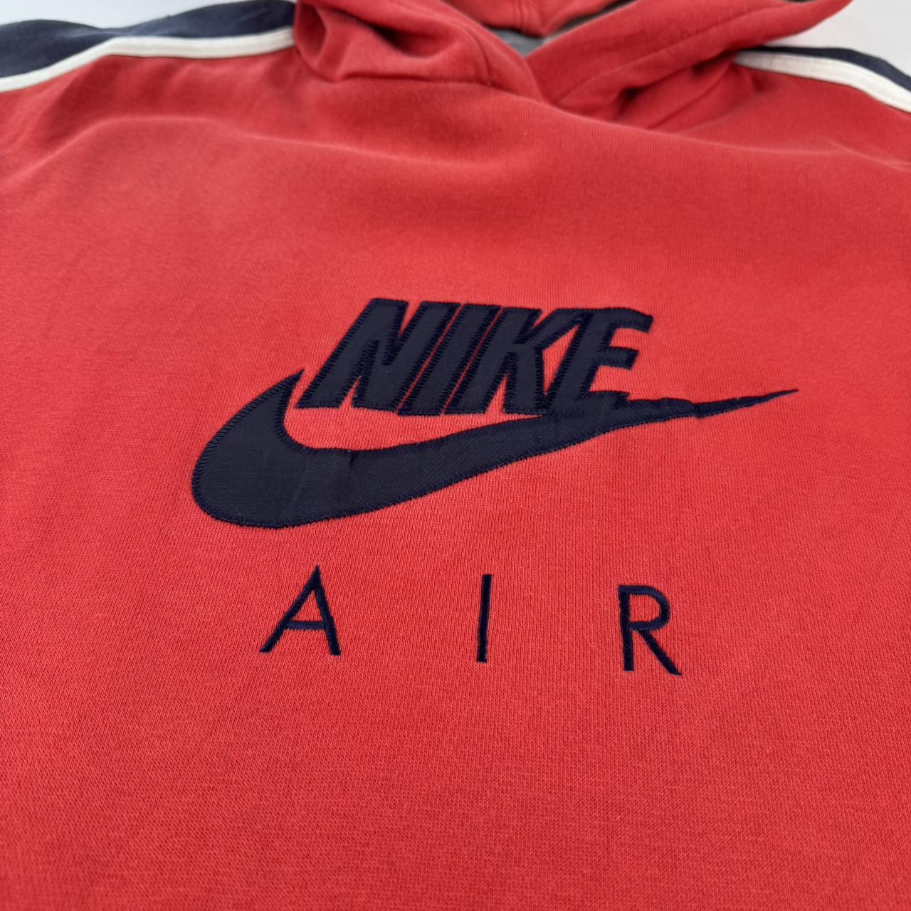 2000s Nike Air Embroidered Oversized Hoodie XL