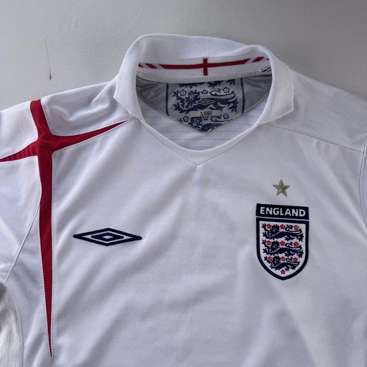 2005-07 Umbro England Football Home Jersey M