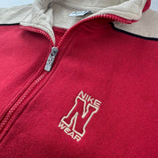 Womens 1990s Nike Embroidered Quarter Zip Fleece 8 Oversized