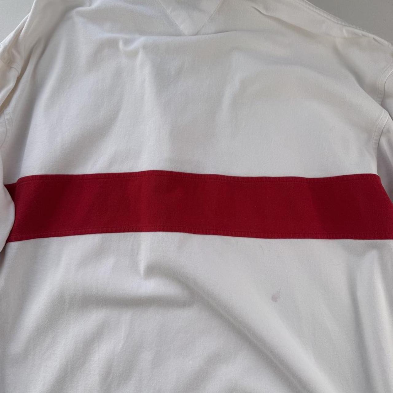 Mens Tommy Hilfiger Embroidered Logo Pannel Rugby Polo Shirt M