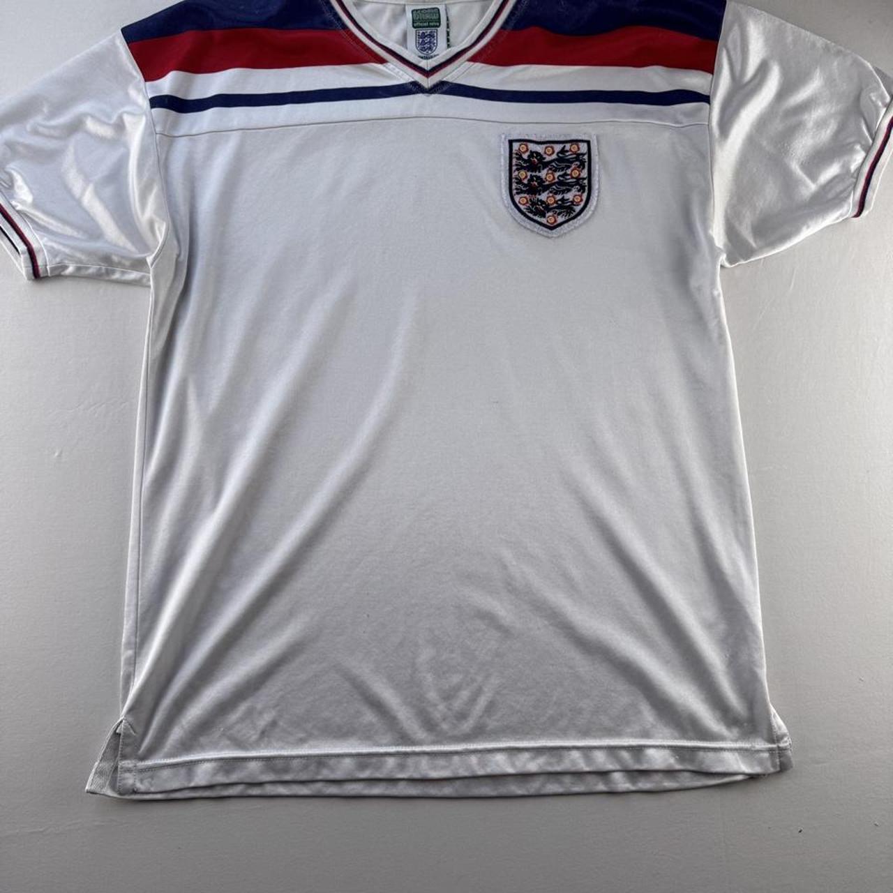 Score Draw Retro England Playing Shirt L