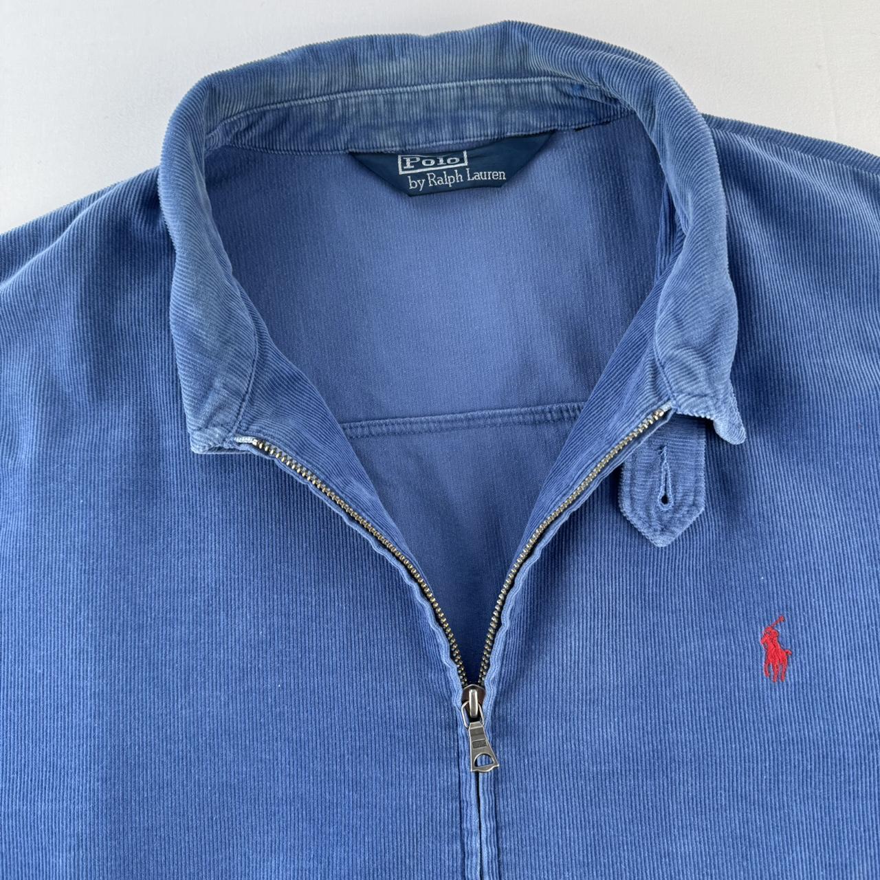 Early 2000s Polo Ralph Lauren Corduroy Denim Harrington Jacket L
