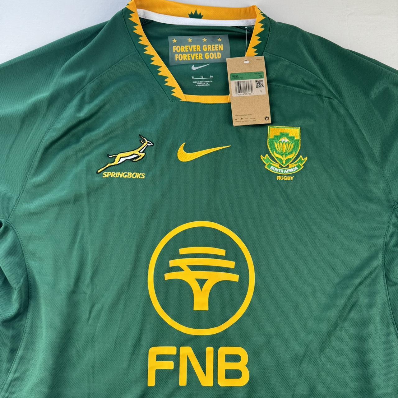 Nike South Africa Springboks Rugby Playing Shirt XL BNWT
