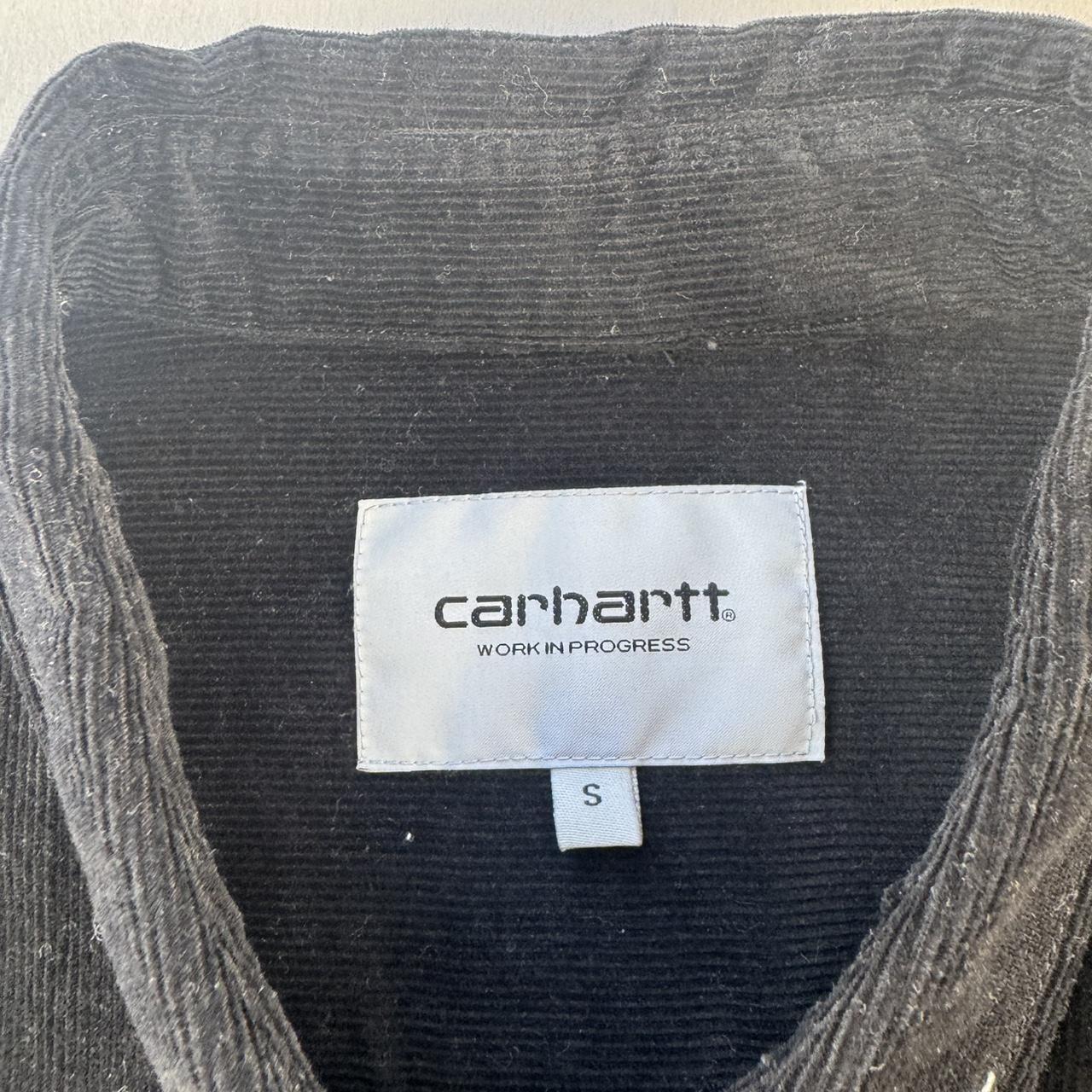 Black Carhartt WIP Long Sleeve Madison Corduroy Button Down Shirt S