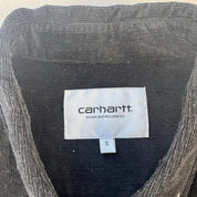 Black Carhartt WIP Long Sleeve Madison Corduroy Button Down Shirt S