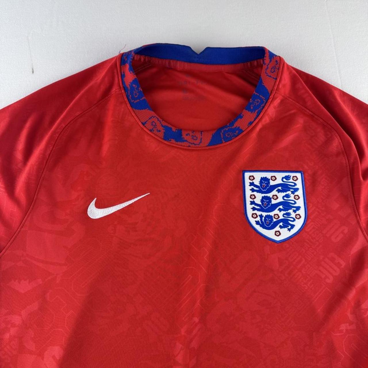 2020-21 Nike England Pre Match Warm Up Shirt L