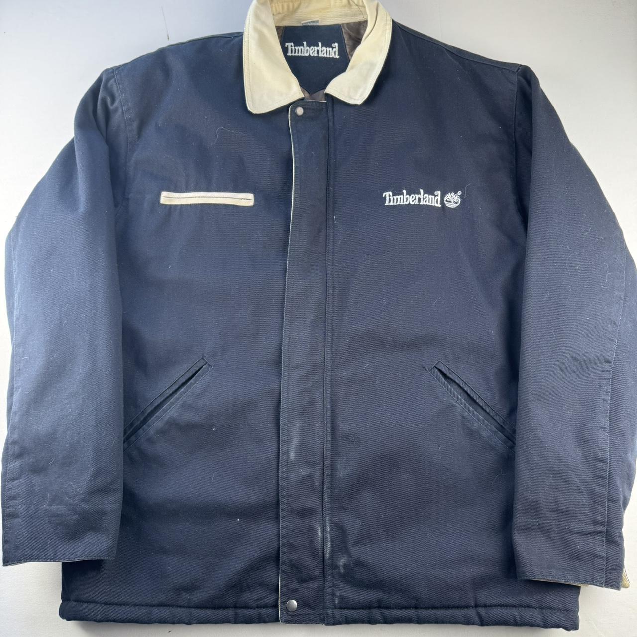 Rare 1990s Timberland Detroit Style Chore Canvas Jacket M