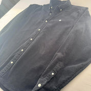 Black Carhartt WIP Long Sleeve Madison Corduroy Button Down Shirt L
