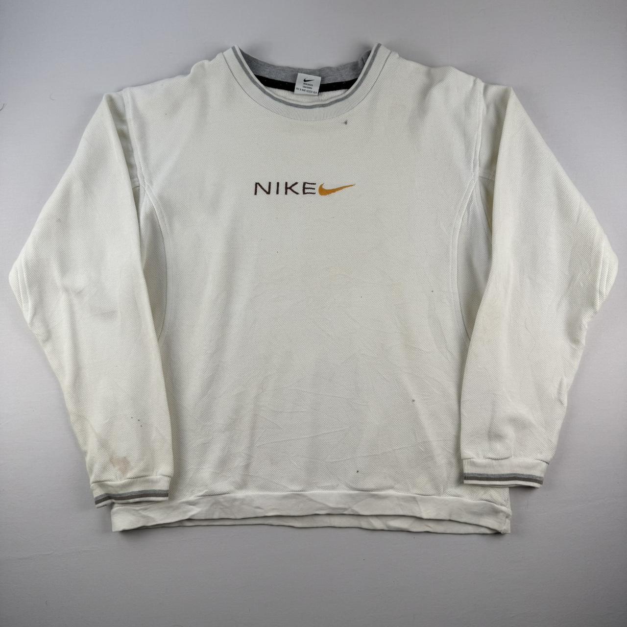 1990s Nike Embroidered Womens Sweatshirt 8-10