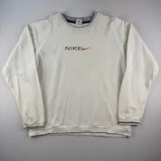 1990s Nike Embroidered Womens Sweatshirt 8-10