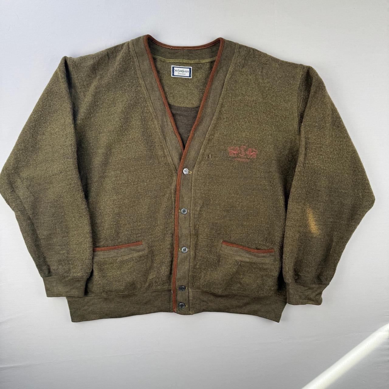 Yves Saint Laurent Jeanswear Sweater in Green Size S
