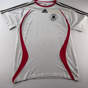 2000s Adidas Embroidered Germany Cotton T Shirt XL