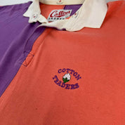 1990s Cotton Traders Embroidered Rugby Polo L