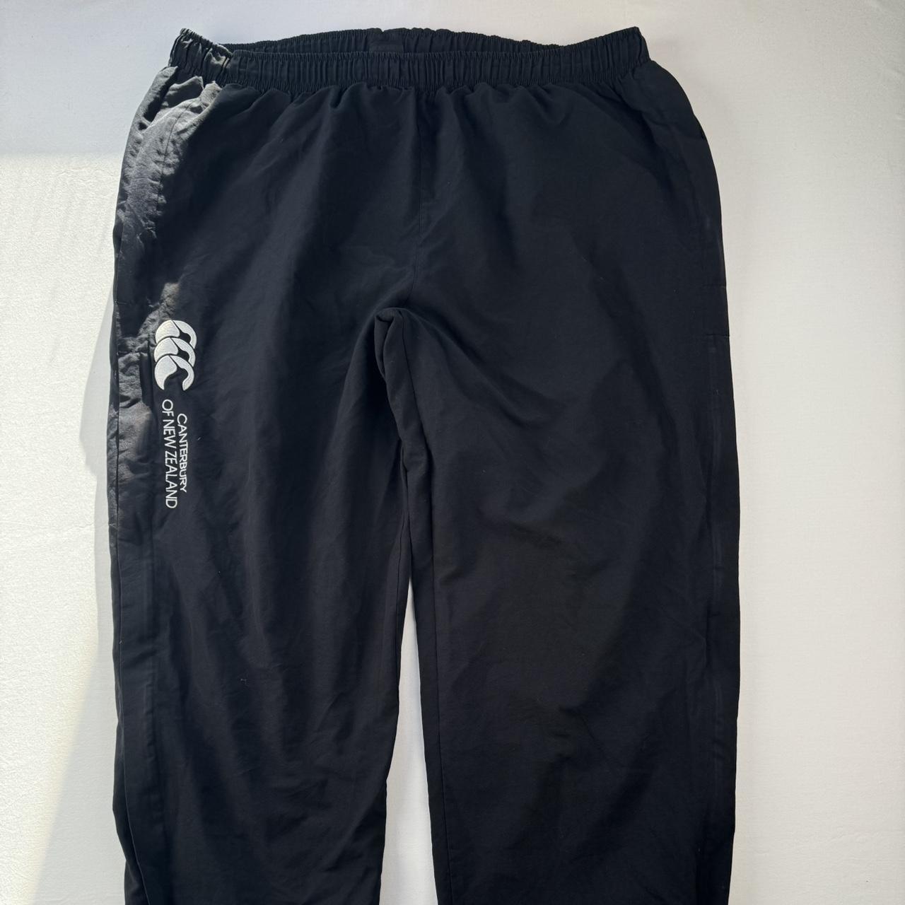 Canterbury Black and White Cuffed Joggers XL