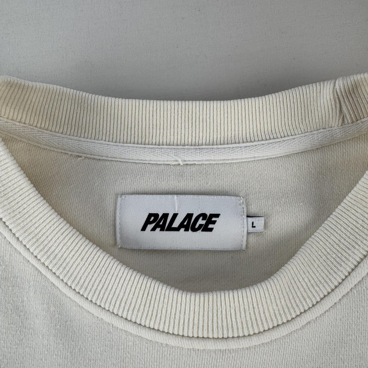 Palace Cream London Triband Crewneck Jumper L