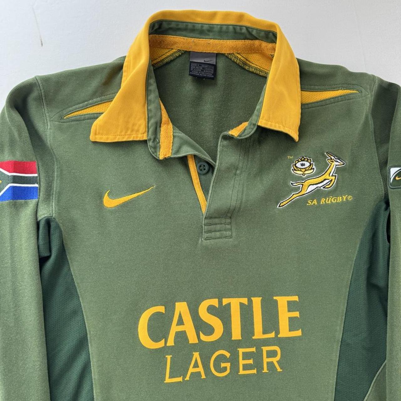 2003 Nike South Africa Springboks Rugby Polo Shirt S