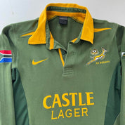 2003 Nike South Africa Springboks Rugby Polo Shirt S