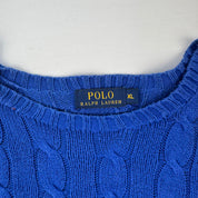 Polo Ralph Lauren Crewneck Knit Sweater in Blue Size XL