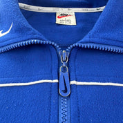 1990s Made in USA Embroidered Swoosh Quarter Zip L