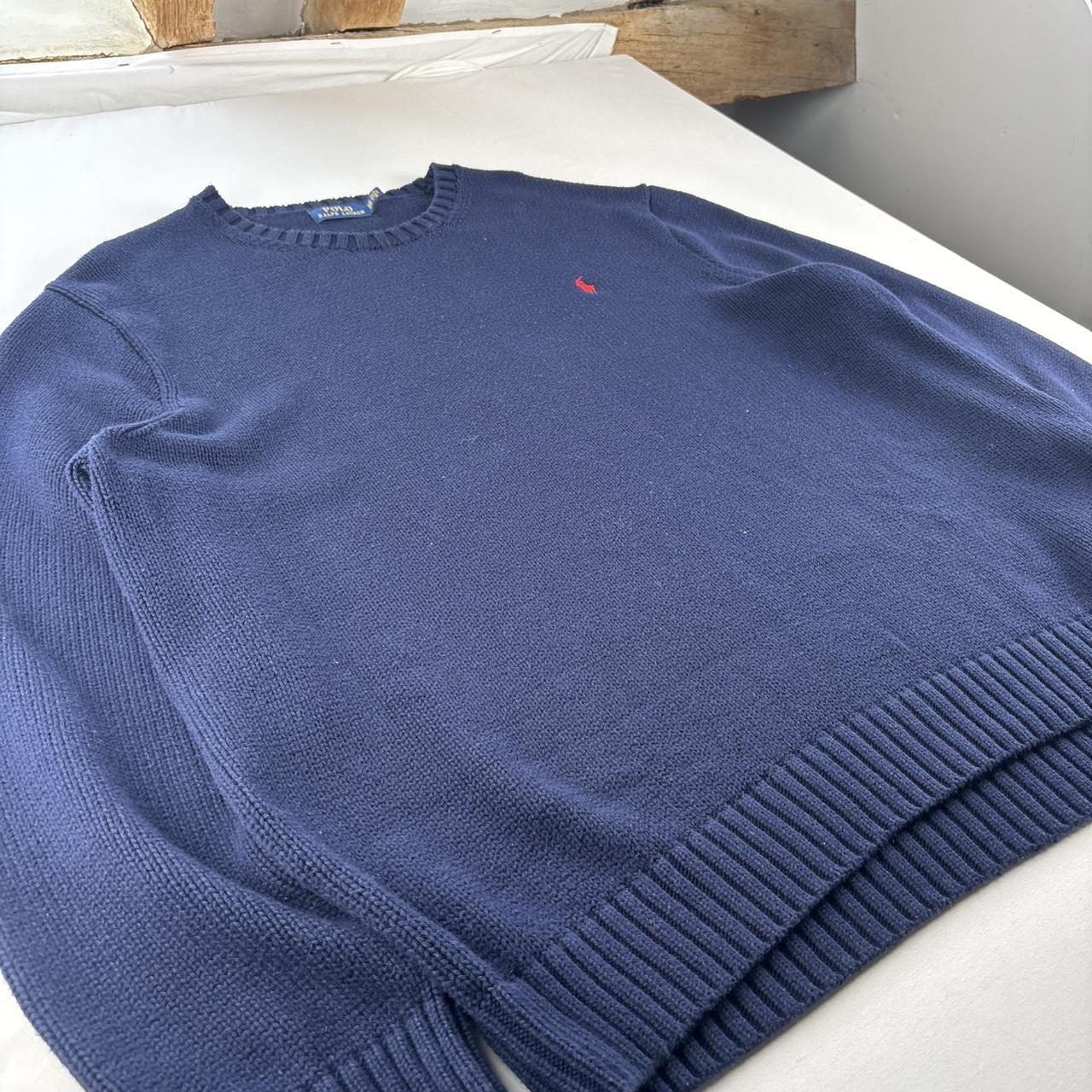 Polo Ralph Lauren Embroidered Logo Knitted Crewneck Jumper XXL