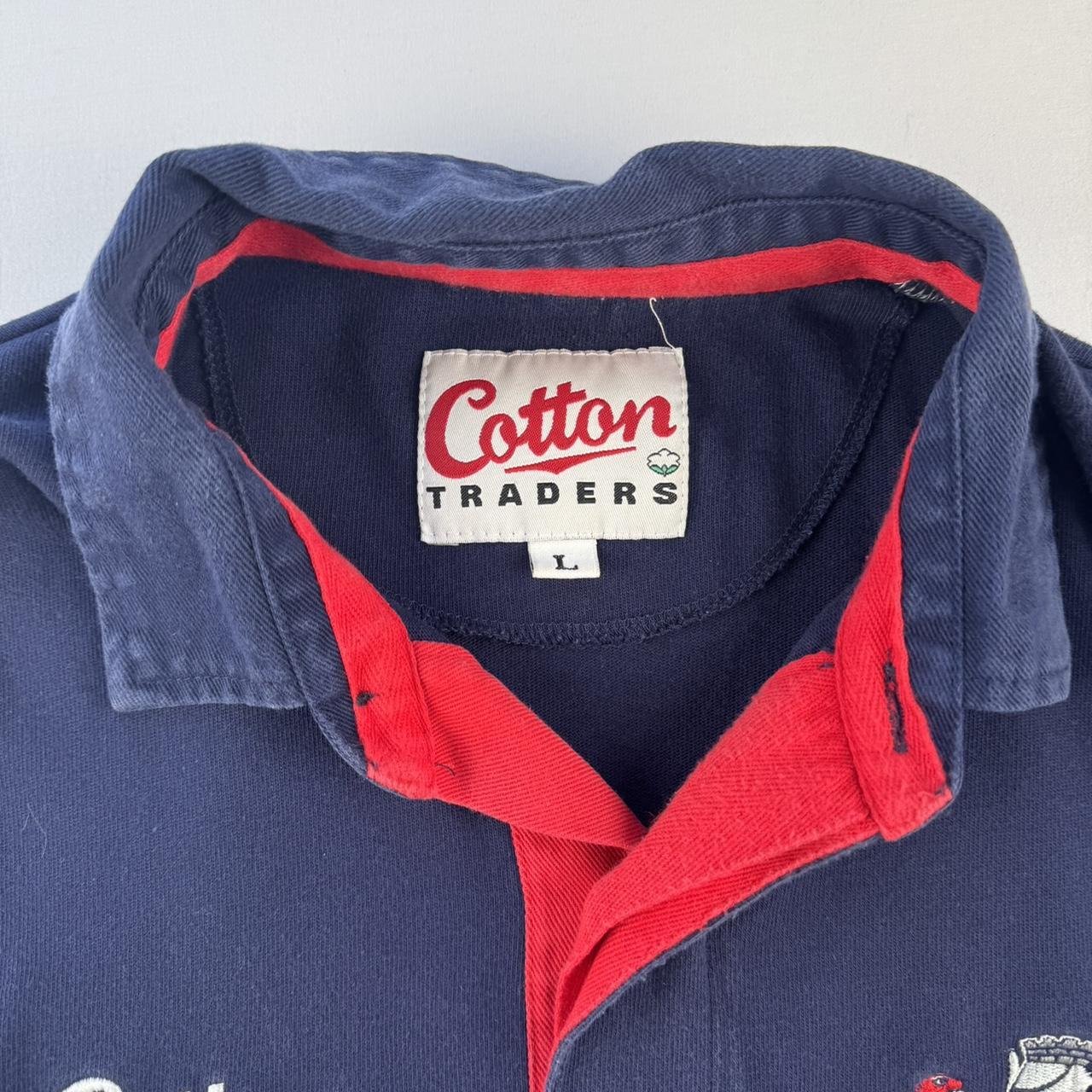 Vintage 1990s Cotton Traders Alternative Gloucester Rugby Polo L