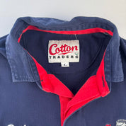 Vintage 1990s Cotton Traders Alternative Gloucester Rugby Polo L