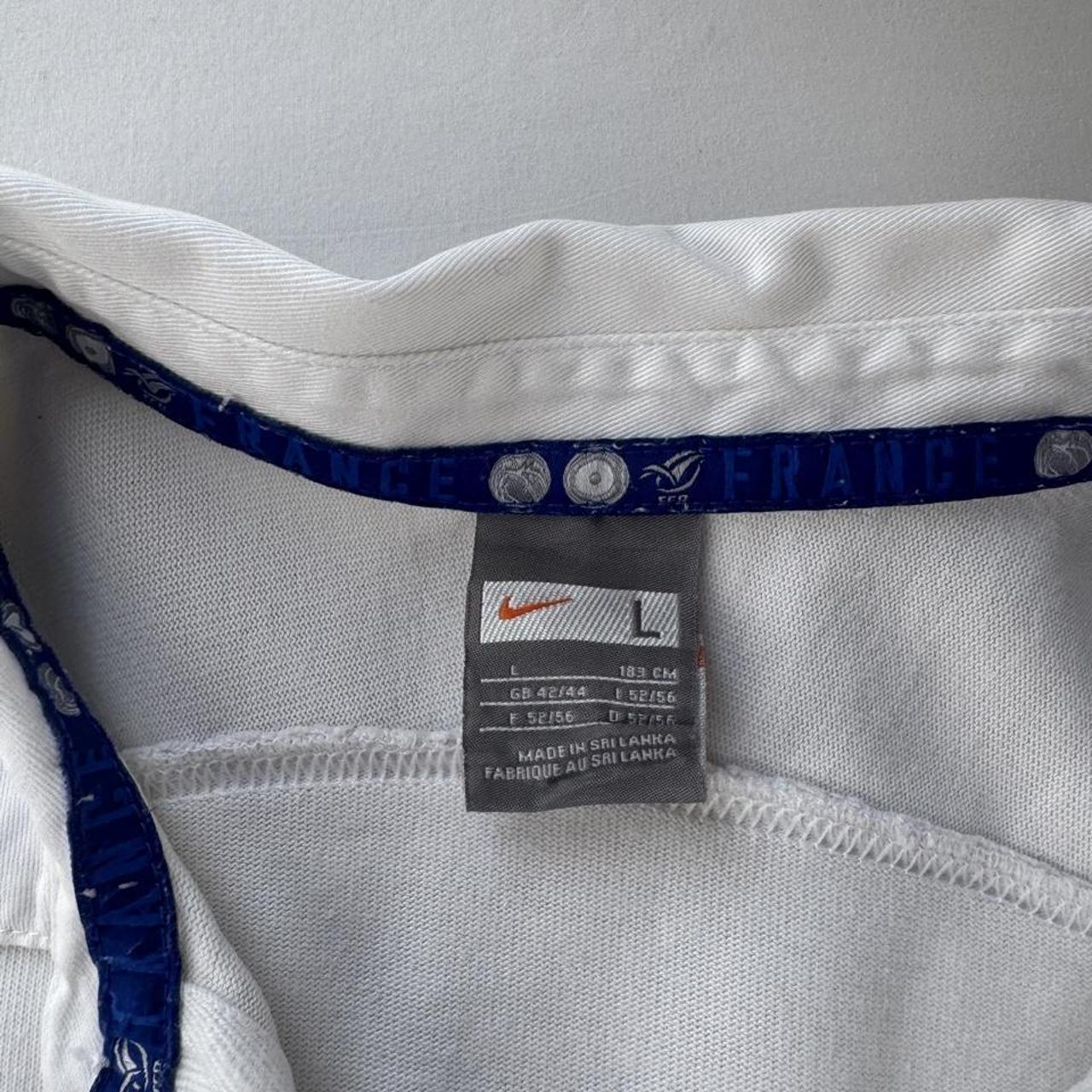 Nike 2007 France Rugby Long Sleeve Rugby Polo L