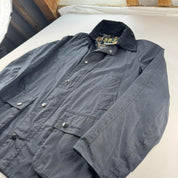 Barbour Ashby Wax Jacket Small Dark Navy S