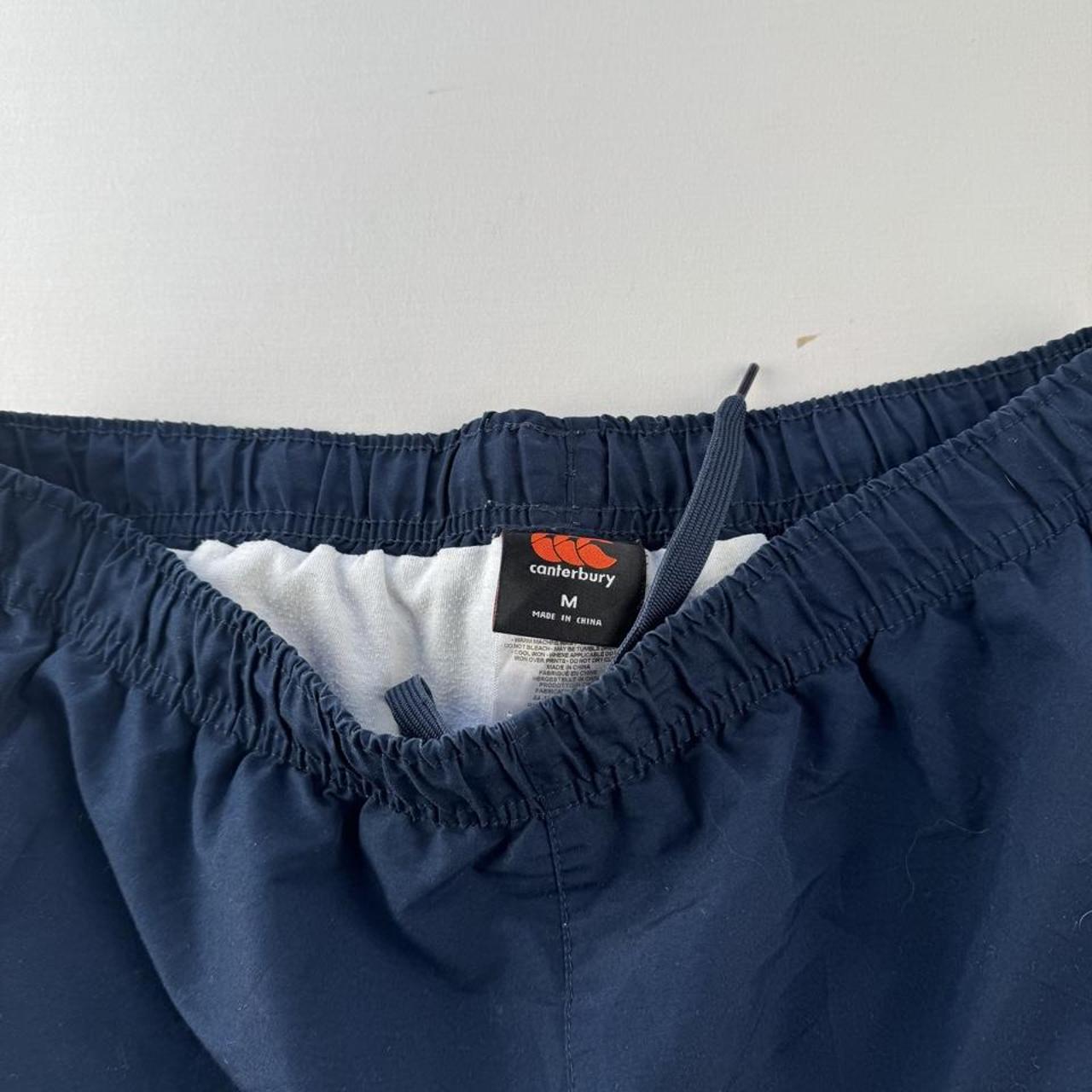Canterbury Navy White Medium Uncuffed Joggers M