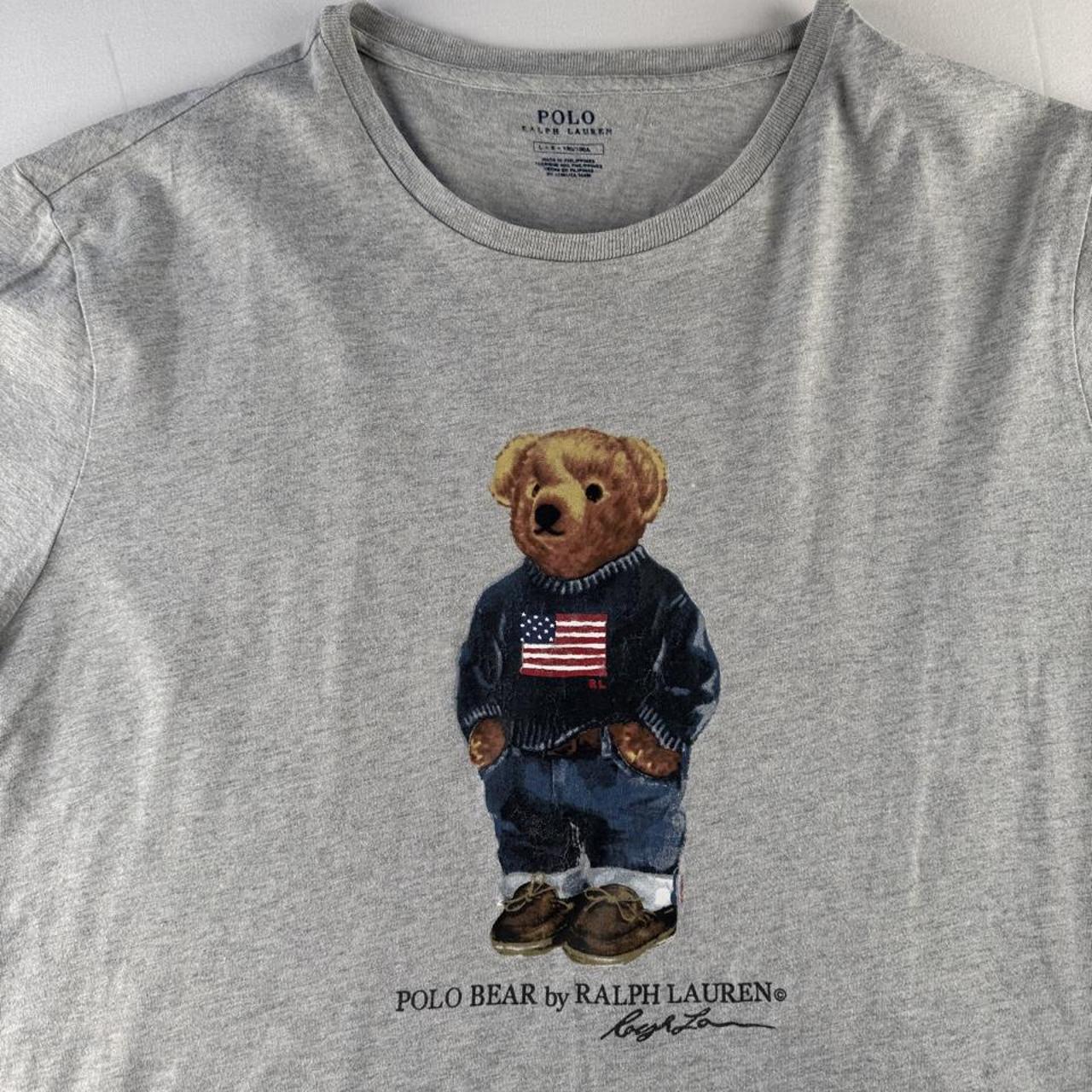 Authentic Polo Ralph Lauren Polo Bear Graphic T Shirt L