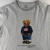 Authentic Polo Ralph Lauren Polo Bear Graphic T Shirt L