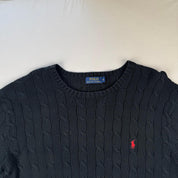 Polo Ralph Lauren Crewneck Knit Sweater in Navy Size XXL