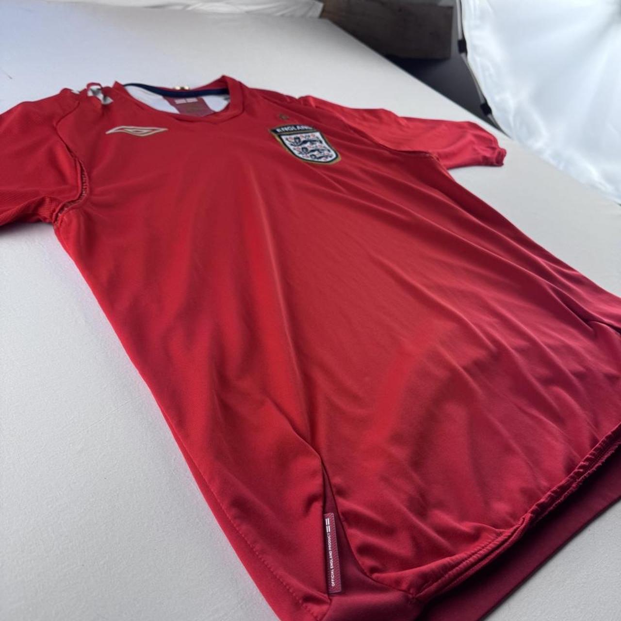 England Umbro 2007-09 Away Playing Jersey M