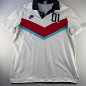 Thick 2010s Nike Embroidered Rugby Polo XXL