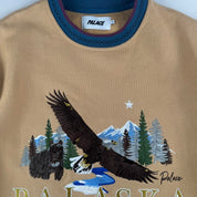 Palace Palaska Embroidered Heavyweight Crewneck S