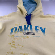 2000s Oakley Spellout Graphic Oversized Hoodie M