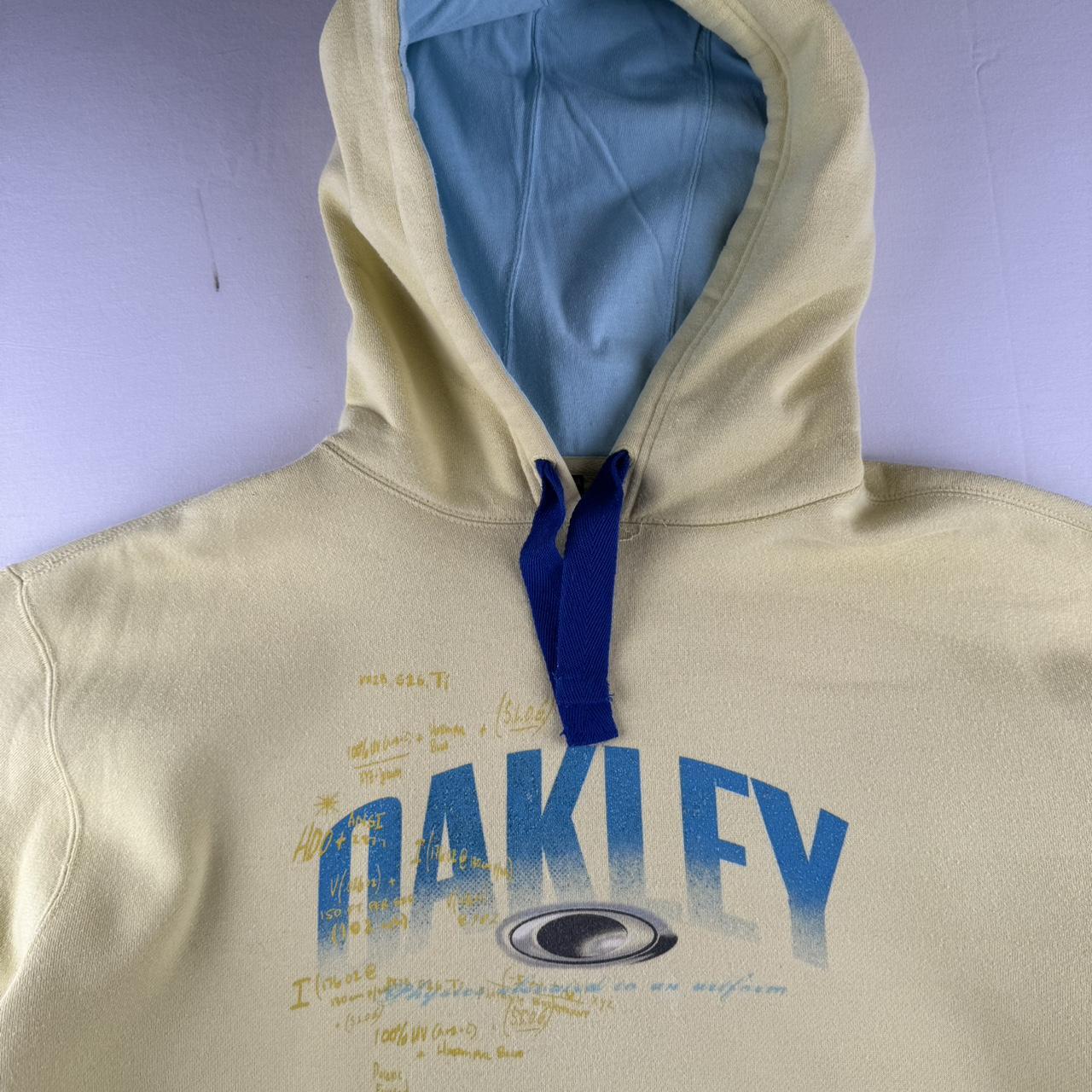 2000s Oakley Spellout Graphic Oversized Hoodie M