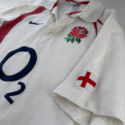 2007 England Rugby Short Sleeve Rugby Polo S