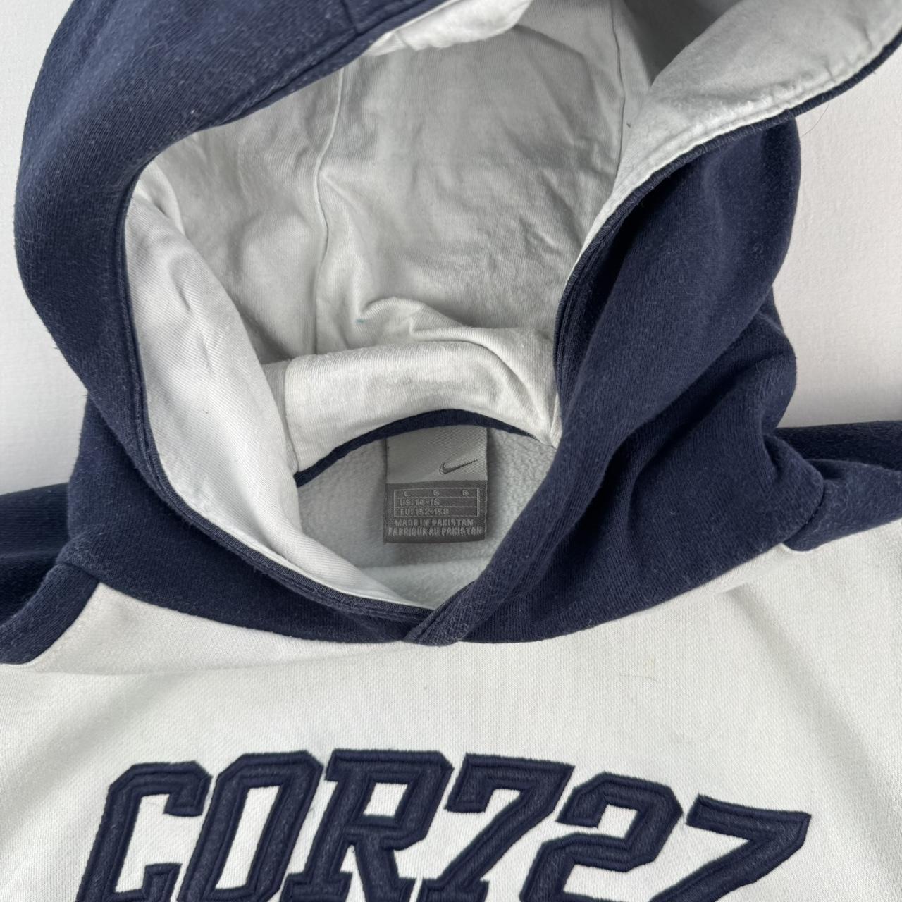 Nike 2000s Cortez Embroidered Womens Spellout Hoodie 10-12
