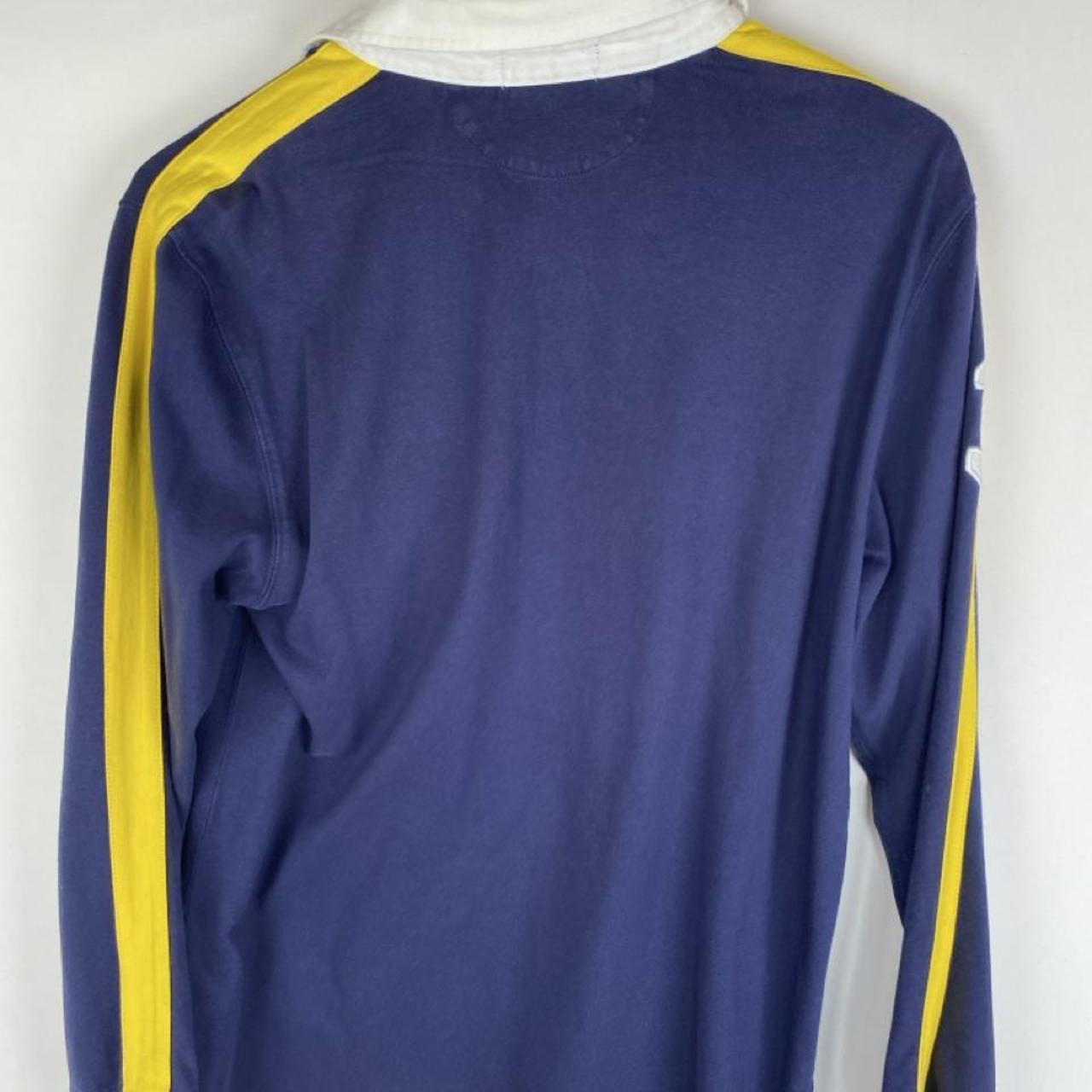 Polo Ralph Lauren navy rugby polo shirt with big pony logo and classic fit.