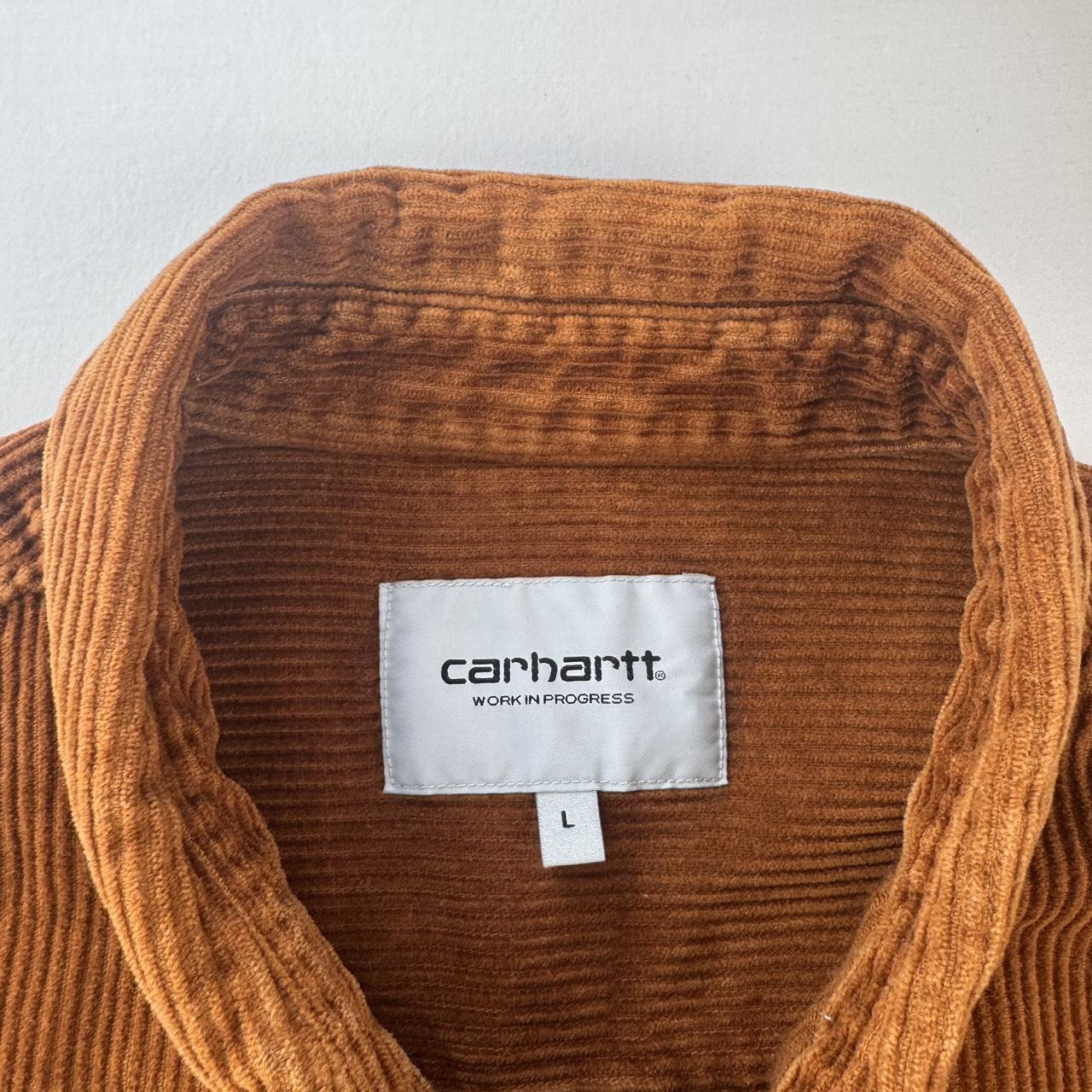 Carhartt WIP Brown Corduroy Button Down Shirt L