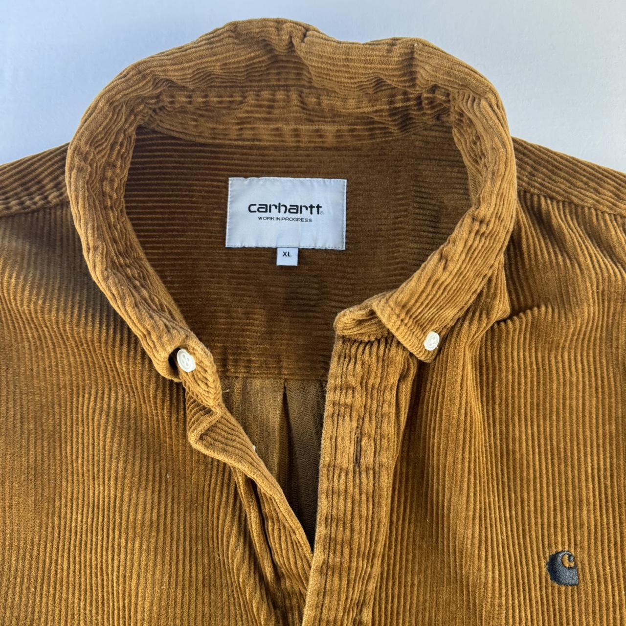 Tricolour Carhartt WIP Long Sleeve Madison Corduroy Button Down Shirt XL