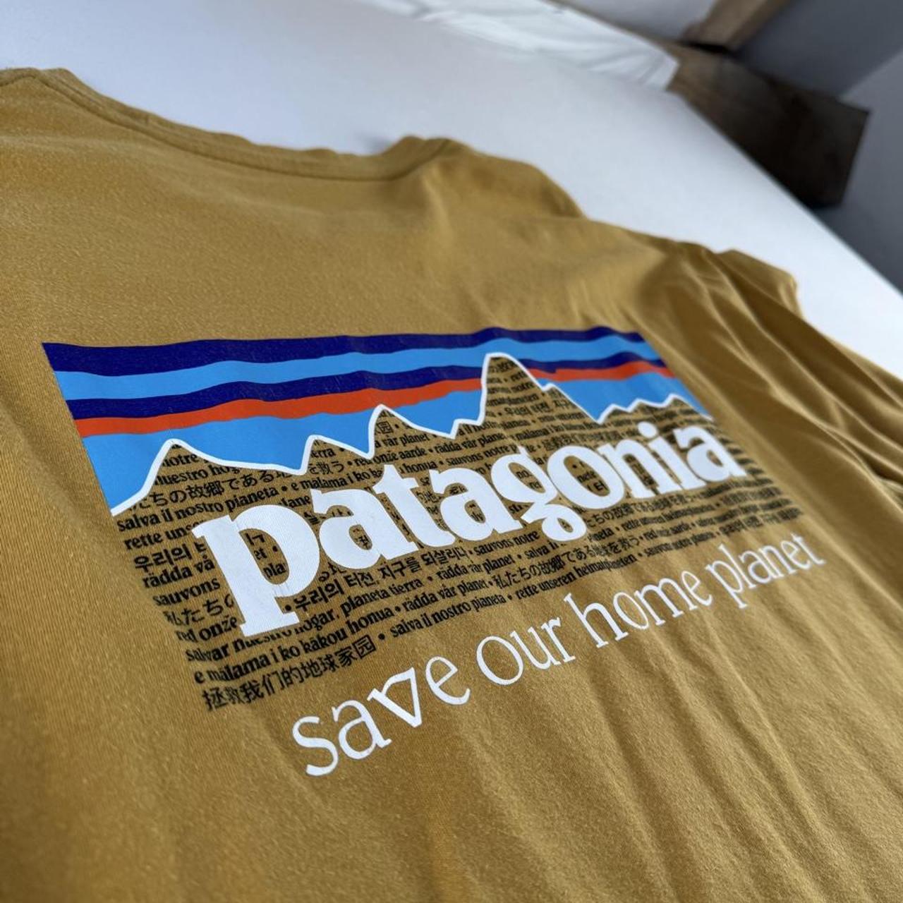 Patagonia Organic Cotton Mustard Uprisal T-Shirt S