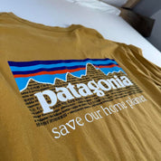 Patagonia Organic Cotton Mustard Uprisal T-Shirt S