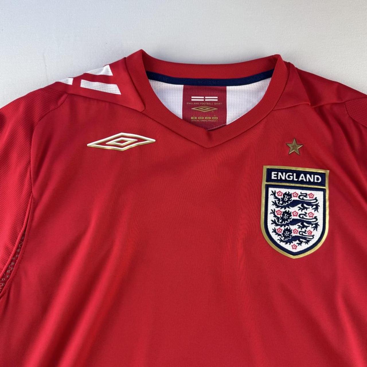 2007-09 Umbro England Away Jersey L